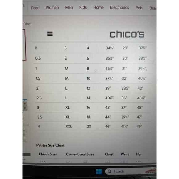 Chicos Pants Womens Size 1.5 (10) White Gold Art Deco Print Embellished Cropped - Picture 8 of 13